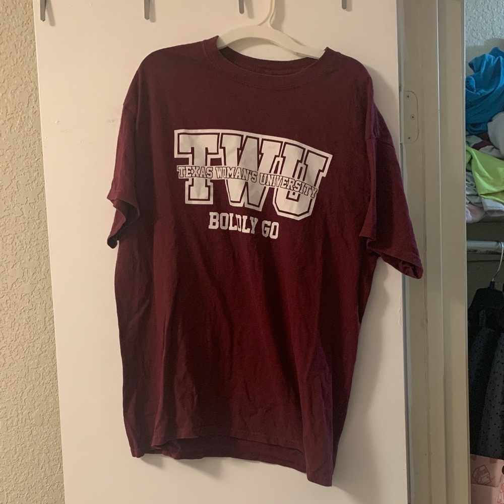 TWU texas woman’s university red t-shirt size large